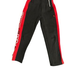 Polo by Ralph Lauren Black and Red Sweatpants